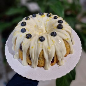 Bolo de Limão com Mirtilo